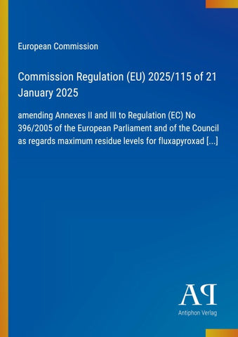 Commission Regulation (EU) 2025/115 of 21 January 2025