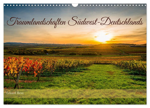 Traumlandschaften Südwest-Deutschlands (Wandkalender 2026 DIN A3 quer), CALVENDO Monatskalender