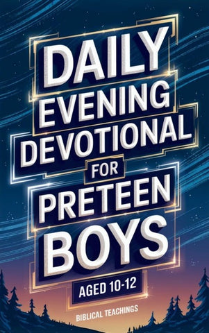 Daily Evening Devotional For Preteen Boys Aged 10-12