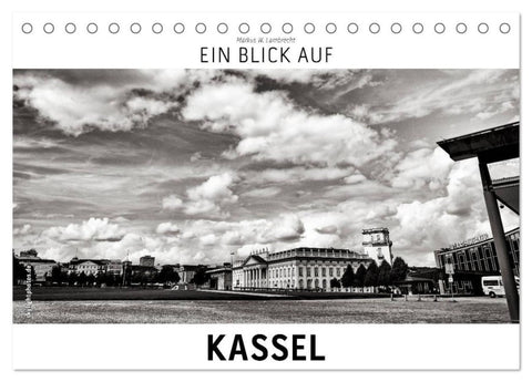 Ein Blick auf Kassel (Tischkalender 2027 DIN A5 quer), CALVENDO Monatskalender