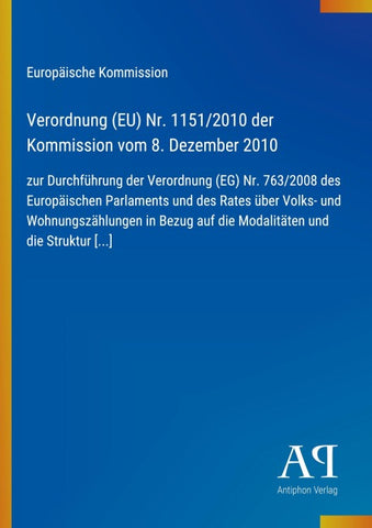 Verordnung (EU) Nr. 1151/2010 der Kommission vom 8. Dezember 2010