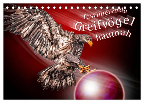 Faszinierende Greifvögel hautnah (Tischkalender 2026 DIN A5 quer), CALVENDO Monatskalender