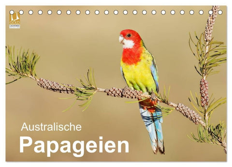 Australische Papageien (Tischkalender 2027 DIN A5 quer), CALVENDO Monatskalender