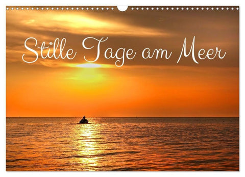 Stille Tage am Meer (Wandkalender 2027 DIN A3 quer), CALVENDO Monatskalender