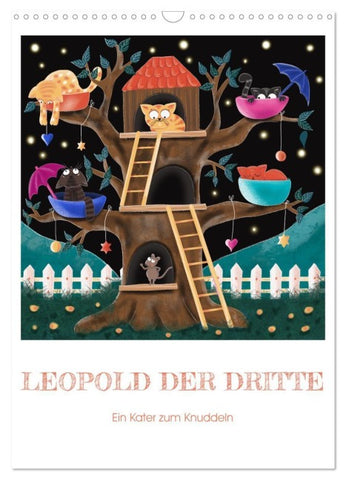 Leopold der Dritte - Ein Kater zum Knuddeln (Wandkalender 2027 DIN A3 hoch), CALVENDO Monatskalender