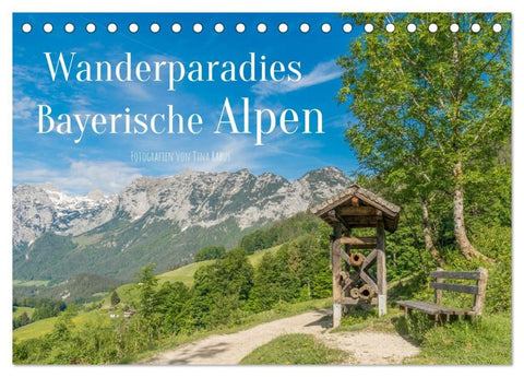 Wanderparadies Bayerische Alpen (Tischkalender 2027 DIN A5 quer), CALVENDO Monatskalender