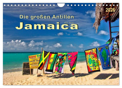 Die großen Antillen - Jamaica (Wandkalender 2026 DIN A4 quer), CALVENDO Monatskalender