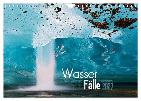 Wasserfälle klein und groß (Wandkalender 2027 DIN A4 quer), CALVENDO Monatskalender