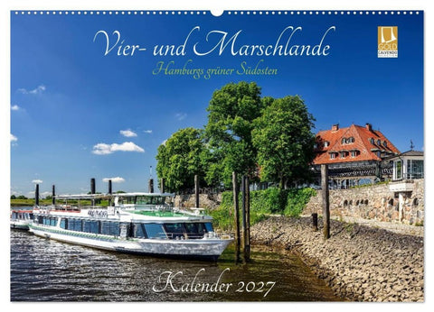Vier- und Marschlande Hamburgs grüner Südosten (Wandkalender 2027 DIN A2 quer), CALVENDO Monatskalender