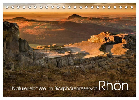 Naturerlebnis im Biosphärenreservat Rhön (Tischkalender 2027 DIN A5 quer), CALVENDO Monatskalender