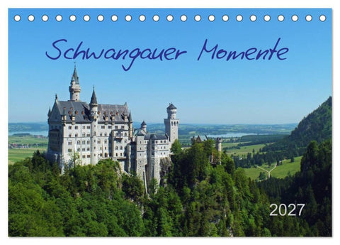 Schwangauer Momente (Tischkalender 2027 DIN A5 quer), CALVENDO Monatskalender