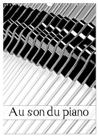 Au son du piano (Calendrier mural 2026 DIN A3 horizontal), CALVENDO calendrier mensuel