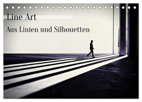 Line Art - Aus Linien und Silhouetten (Tischkalender 2027 DIN A5 quer), CALVENDO Monatskalender