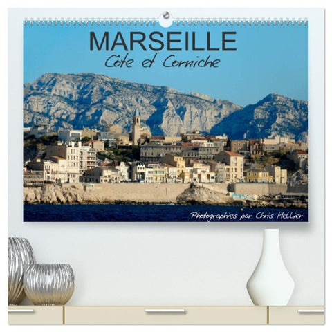 Marseille Côte et Corniche (Calendrier mural haut de gamme 2027 DIN A2 vertical), CALVENDO calendrier mensuel