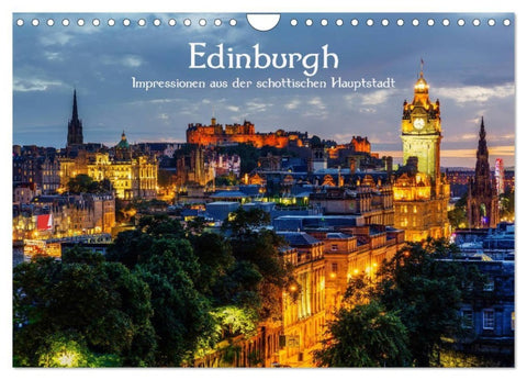 Edinburgh - Impressionen aus der schottischen Hauptstadt (Wandkalender 2027 DIN A4 quer), CALVENDO Monatskalender