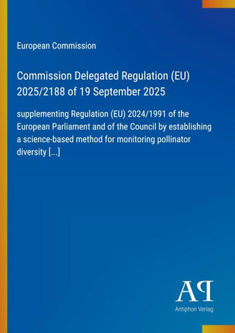 Commission Delegated Regulation (EU) 2025/2188 of 19 September 2025