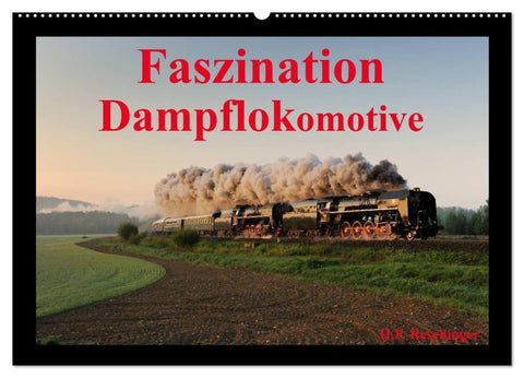 Faszination Dampflokomotive (Wandkalender 2027 DIN A2 quer), CALVENDO Monatskalender