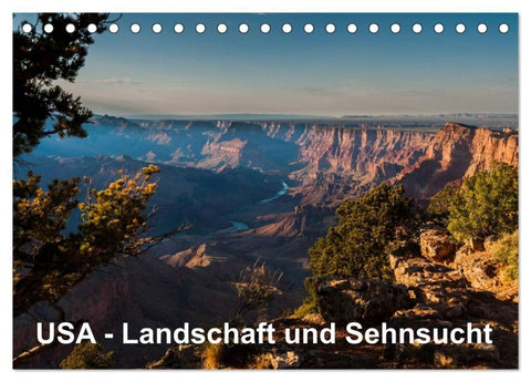 USA - Landschaft und Sehnsucht (Tischkalender 2027 DIN A5 quer), CALVENDO Monatskalender