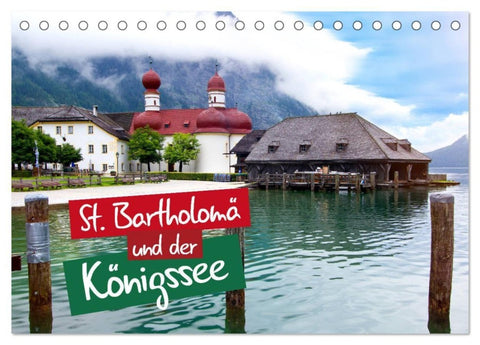 St. Bartholomä und der Königssee (Tischkalender 2027 DIN A5 quer), CALVENDO Monatskalender