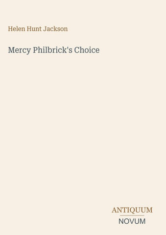 Mercy Philbrick's Choice
