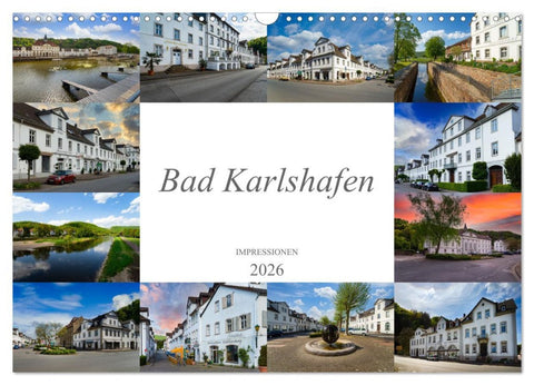 Bad Karlshafen Impressionen (Wandkalender 2026 DIN A3 quer), CALVENDO Monatskalender