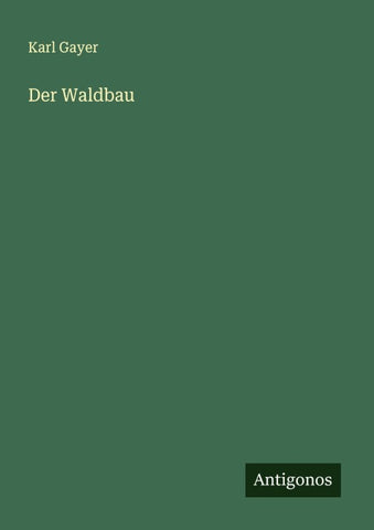 Der Waldbau