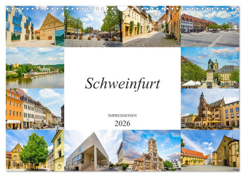 Schweinfurt Impressionen (Wandkalender 2026 DIN A3 quer), CALVENDO Monatskalender