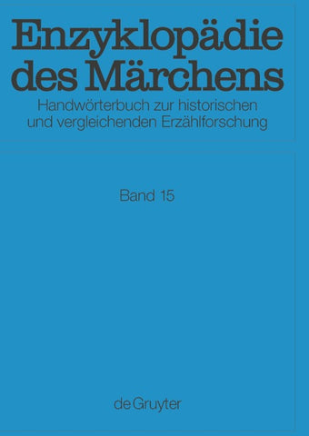 Enzyklopädie des Märchens / Verzeichnisse, Register, Corrigenda