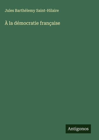 À la démocratie française