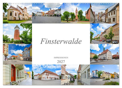 Finsterwalde Impressionen (Wandkalender 2027 DIN A2 quer), CALVENDO Monatskalender