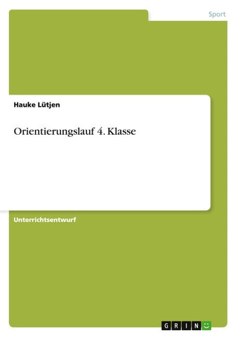 Orientierungslauf 4. Klasse