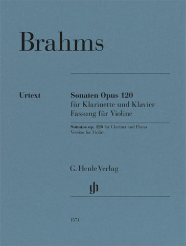 Johannes Brahms - Klarinettensonaten op. 120