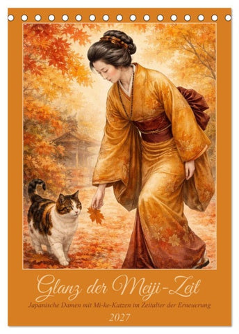 Glanz der Meiji-Zeit (Tischkalender 2027 DIN A5 hoch), CALVENDO Monatskalender