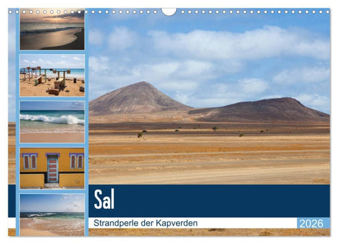 Sal - Strandperle der Kapverden (Wandkalender 2026 DIN A3 quer), CALVENDO Monatskalender