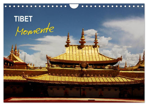 Tibet Momente (Wandkalender 2026 DIN A4 quer), CALVENDO Monatskalender