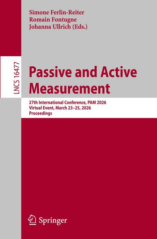 Passive and Active Measurement