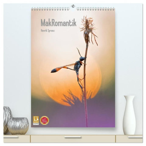 MakRomantik (hochwertiger Premium Wandkalender 2027 DIN A2 hoch), Kunstdruck in Hochglanz