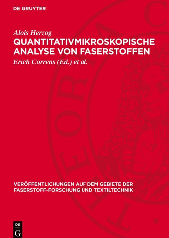 Quantitativmikroskopische Analyse von Faserstoffen