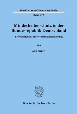 Minderheitenschutz in der Bundesrepublik Deutschland.