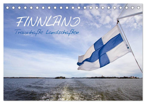 FINNLAND - Traumhafte Landschaften (CH - Version) (Tischkalender 2026 DIN A5 quer), CALVENDO Monatskalender