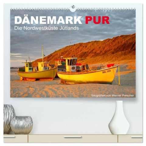 Dänemark Pur (hochwertiger Premium Wandkalender 2027 DIN A2 quer), Kunstdruck in Hochglanz