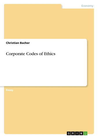 Corporate Codes of Ethics
