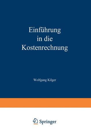 Einführung in die Kostenrechnung