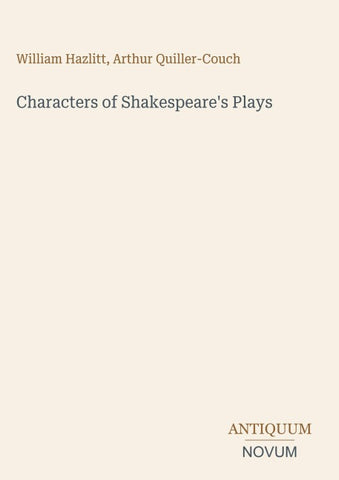 Characters of Shakespeare's Plays