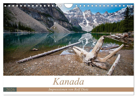 Kanada - Impressionen von Rolf Dietz (Wandkalender 2026 DIN A4 quer), CALVENDO Monatskalender