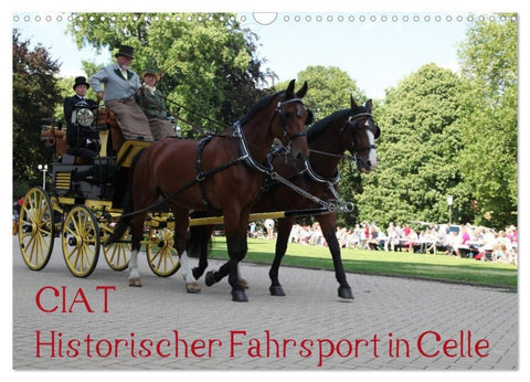 CIAT - Historischer Fahrsport in Celle (Wandkalender 2027 DIN A3 quer), CALVENDO Monatskalender