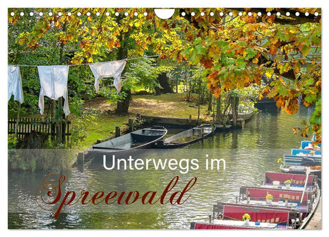 Unterwegs im Spreewald (Wandkalender 2027 DIN A4 quer), CALVENDO Monatskalender