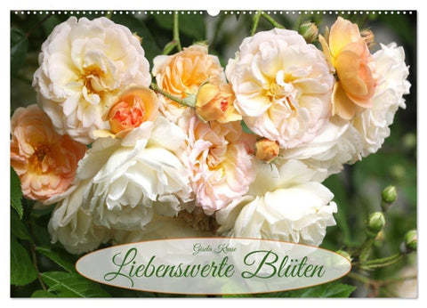 Liebenswerte Blüten (Wandkalender 2027 DIN A2 quer), CALVENDO Monatskalender