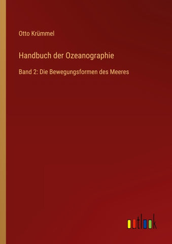 Handbuch der Ozeanographie