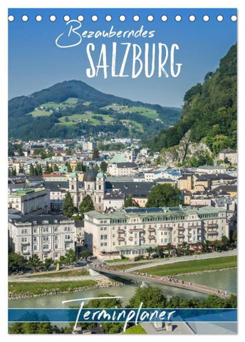 Bezauberndes SALZBURG / Terminplaner (Tischkalender 2027 DIN A5 hoch), CALVENDO Monatskalender